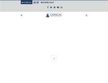 Tablet Screenshot of conicalendmills.com